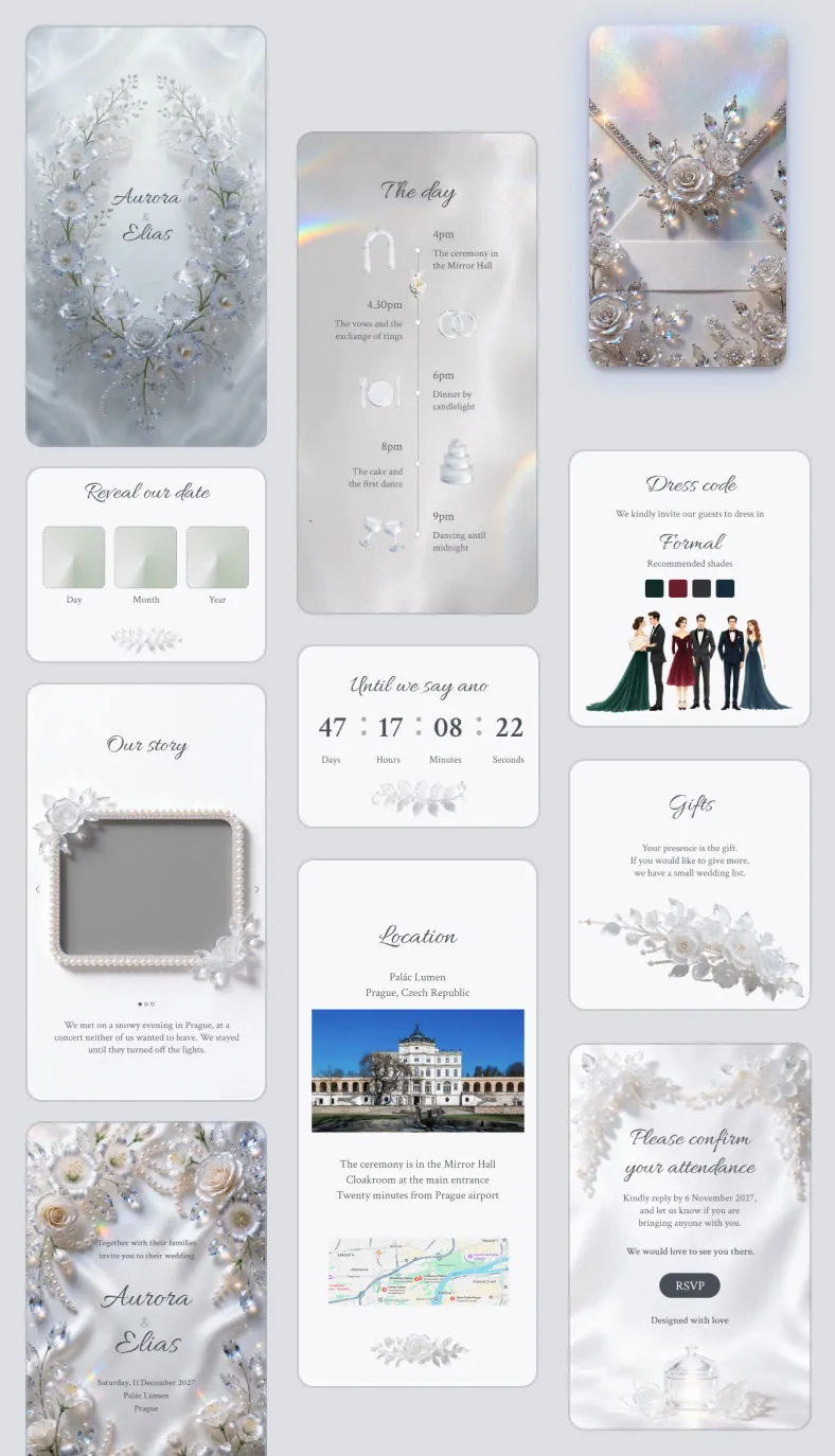 Every page of the Pearl design