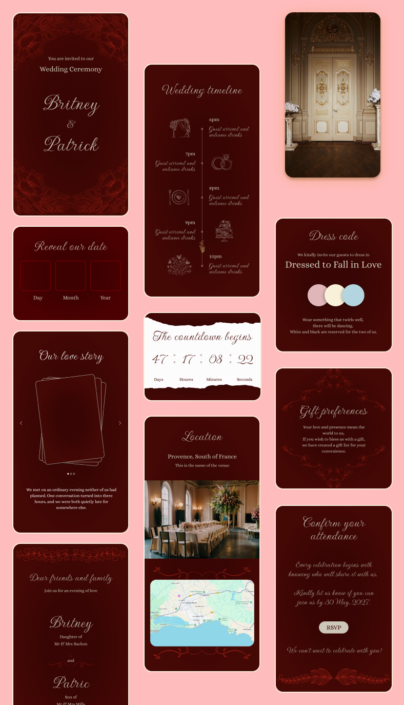 The Velvet Damask design